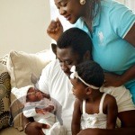 1 1011 150x150 Mercy Johnson shares family Photos with Hubby, daughter & new born son