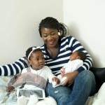 1 185 150x150 Mercy Johnson shares family Photos with Hubby, daughter & new born son