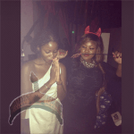 Toolz and Ann Ogunsulire 150x150 Images: More Halloween Costume Of Some Nigerian Celebrities 
