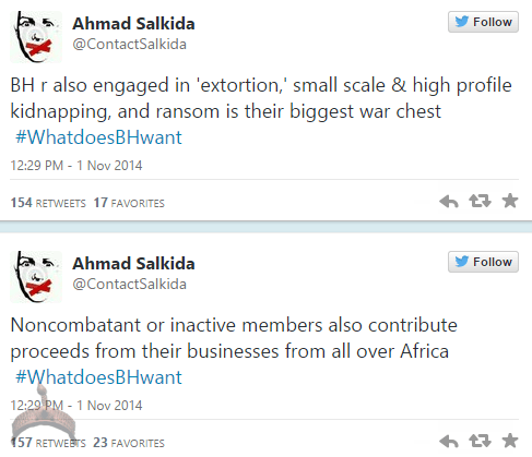 akin32 Full Analogy Of What Boko Haram Wants By Ahmad Salkida Nigerian journalist #WhatDoesBHWant 