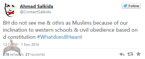 akin9 Full Analogy Of What Boko Haram Wants By Ahmad Salkida Nigerian journalist #WhatDoesBHWant 