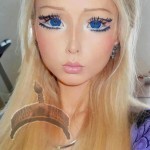 barbie valeria1 150x150 Photos: Haters attack Human Barbie Valeria Lukyanova 