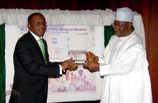 new 100 naira note1 Photos: President GEJ unveils new N100 notes