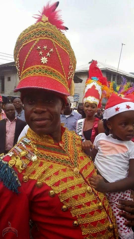 Amaechi3 Hehe! See Gov. Amaechis costume to Rivers State carnival