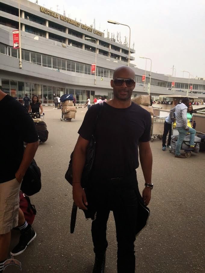 boris kodjoe1 Pics: Boris Kodjoe steps in Lagos for opening of Escape Night club