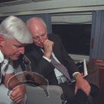 9_11_Vice President Cheney and Lynne Cheney Aboard Marine Two