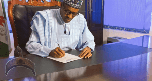 President Buhari's Speech At The Signing Of The 2016 Budget.