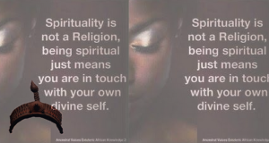 spirituality not a religion