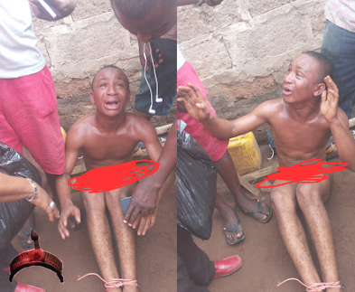 Jungle Justice! Lady tortured, pepper inserted in her 