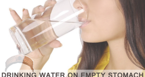 drinking water