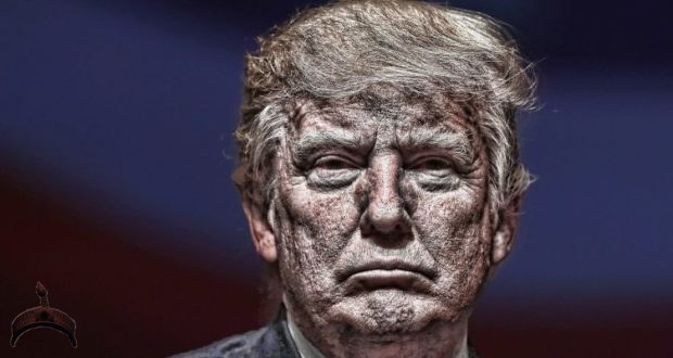 Trumps face of evil