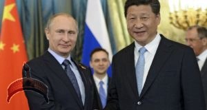 Xi Jinping and Vladimir Putin