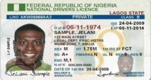 Drivers license nigerian