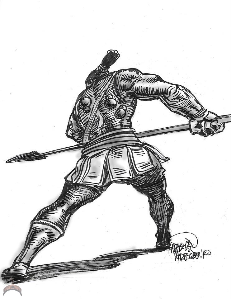 Jagun (Warrior with spear)