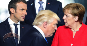 Trump, May, Merkel and Macron