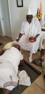 Ifa initiation by Araba Awodiran Agboola 
