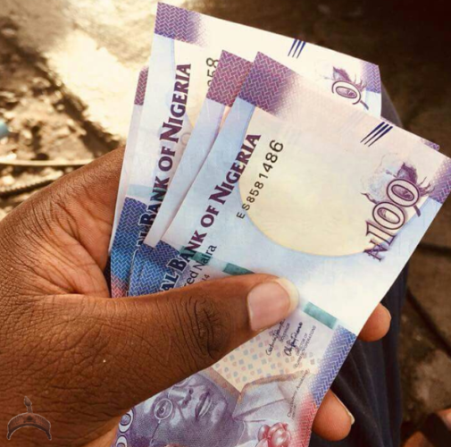 Very Rare Crisp 100 naira notes.