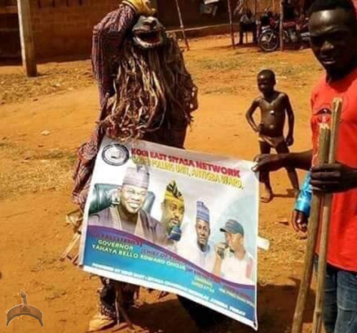 Masquerade Endorses Governor Yahaya Bello Of Kogi State