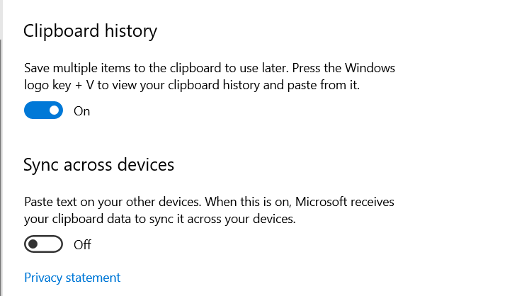 delete your clipboard history