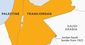 british mandate palestine map