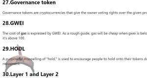 Bitcoin glossary 70 phrase in cryptoworld