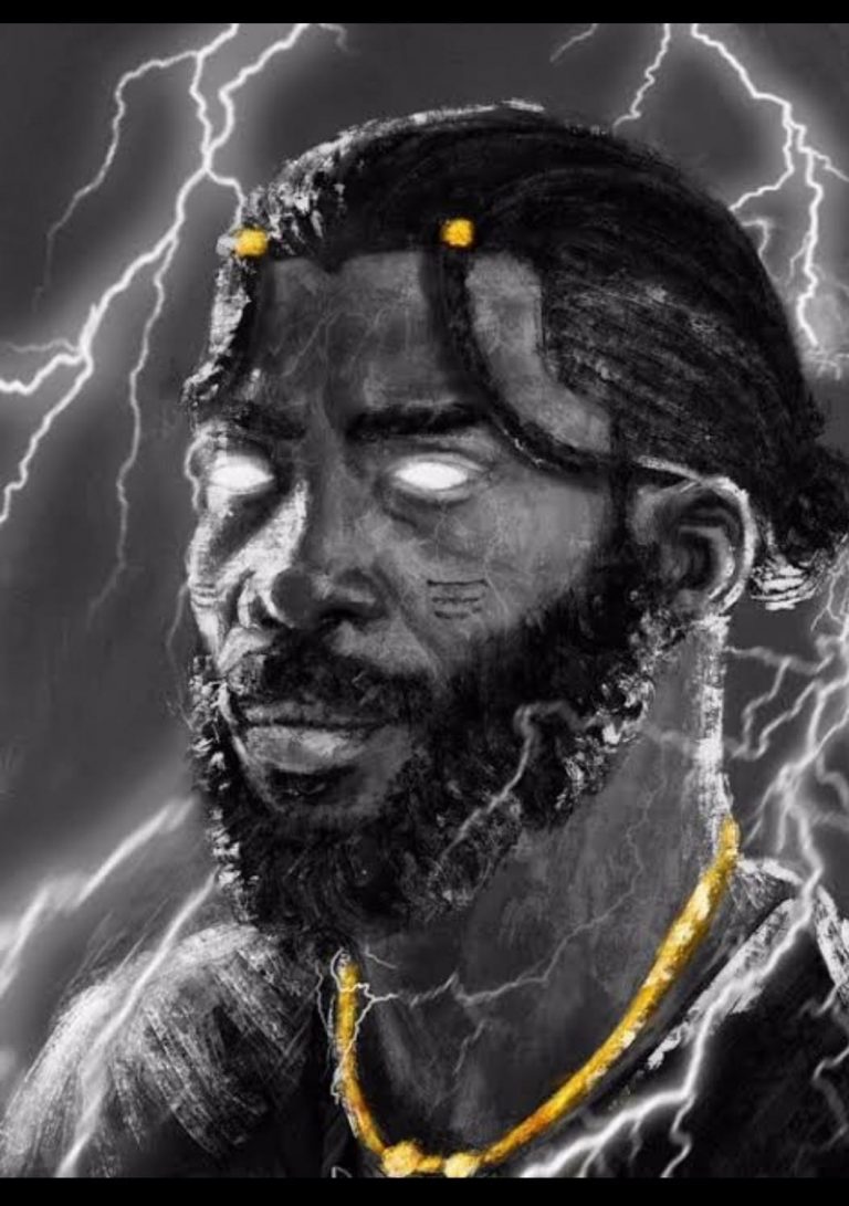 sango god of thunder and lightning