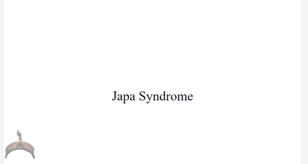 Japa Syndrome