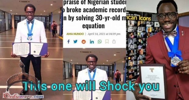 This One go shock them ?? Nigerian Genius makes history in Japan university