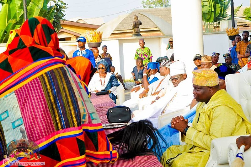 Egungun with Olota of Ota Awori Kingdom