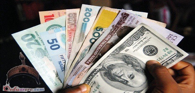 Nigerian Naira to Dollar exchange