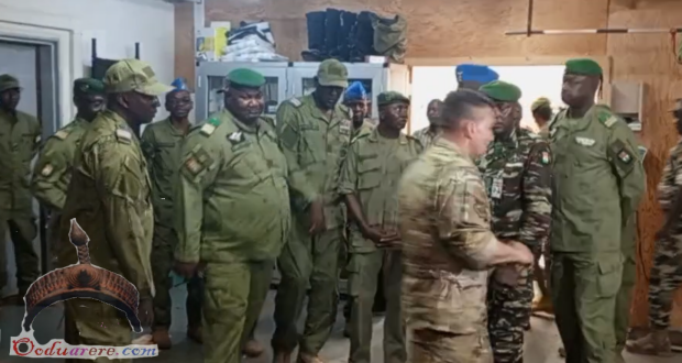 U.S. troops withdraw from Air Base 101 near Niamey, Niger