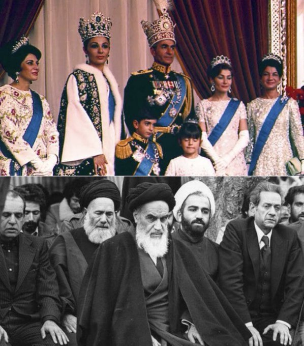 Former Shah rulers of Iran vs Present mullah rulers of Iran