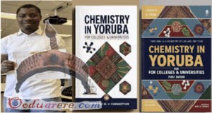 The first Chemistry textbook in Yoruba