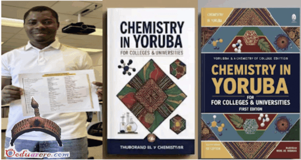 The first Chemistry textbook in Yoruba