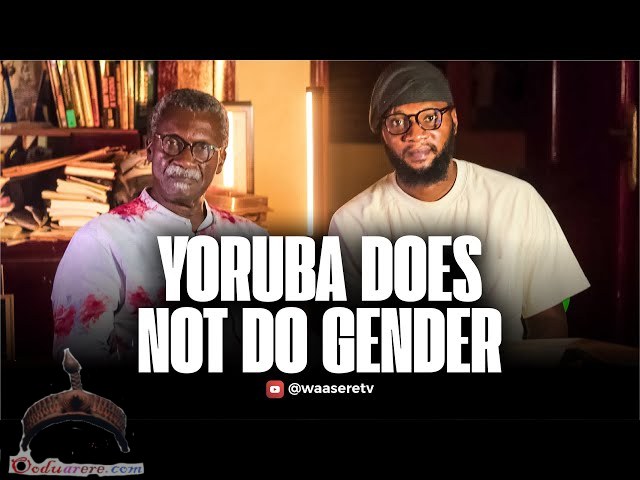 Yoruba does not do gender