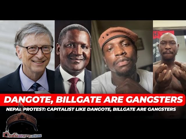 Dangote billgate are gansters