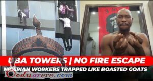 no fire escape in UBA house