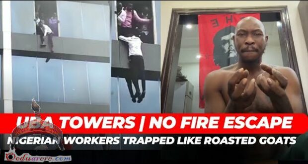 no fire escape in UBA house