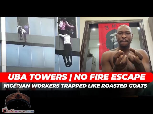 no fire escape in UBA house