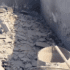 In Sirik, water storage tanks were destroyed