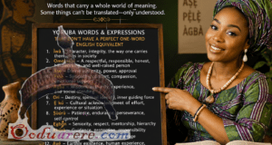 Ẹ Káàbọ̀ Beautiful Yoruba Words English Cannot Translate