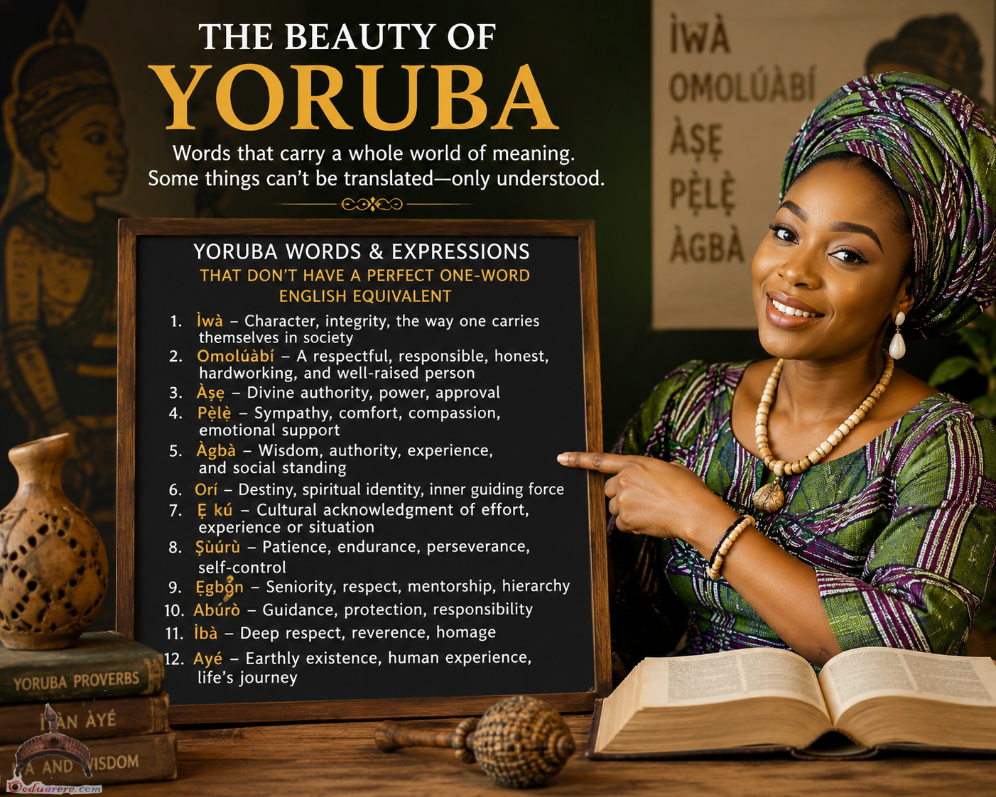 Ẹ Káàbọ̀ Beautiful Yoruba Words English Cannot Translate